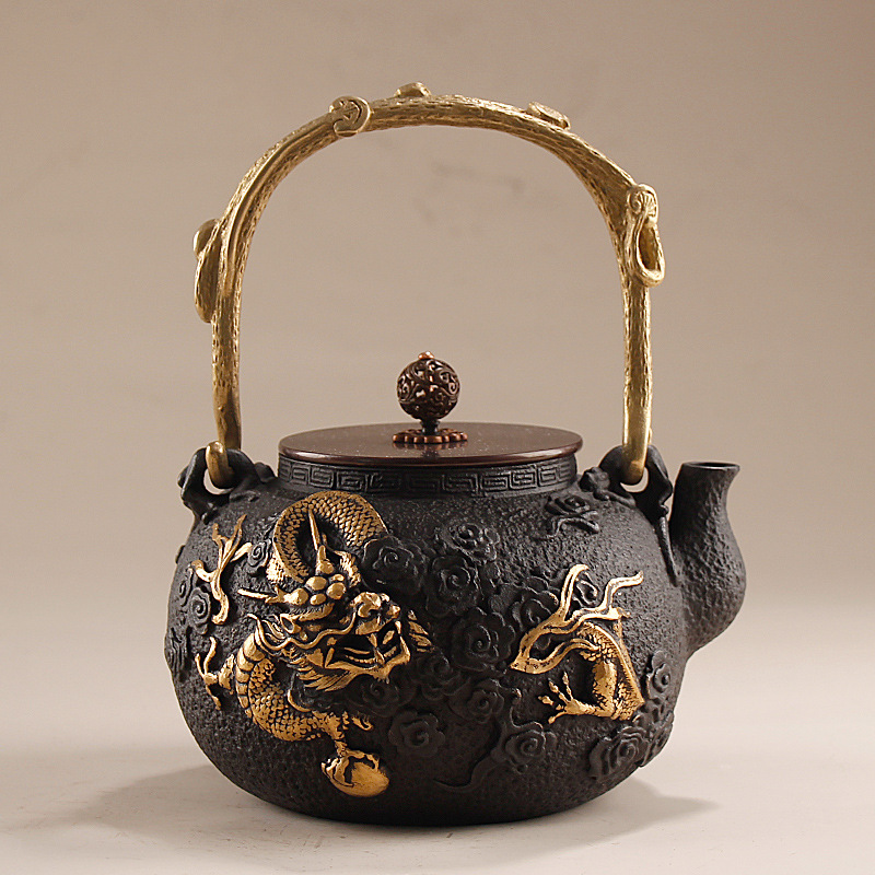 Cast Iron Tetsubin - Teiera in ghisa da 1,2L con
