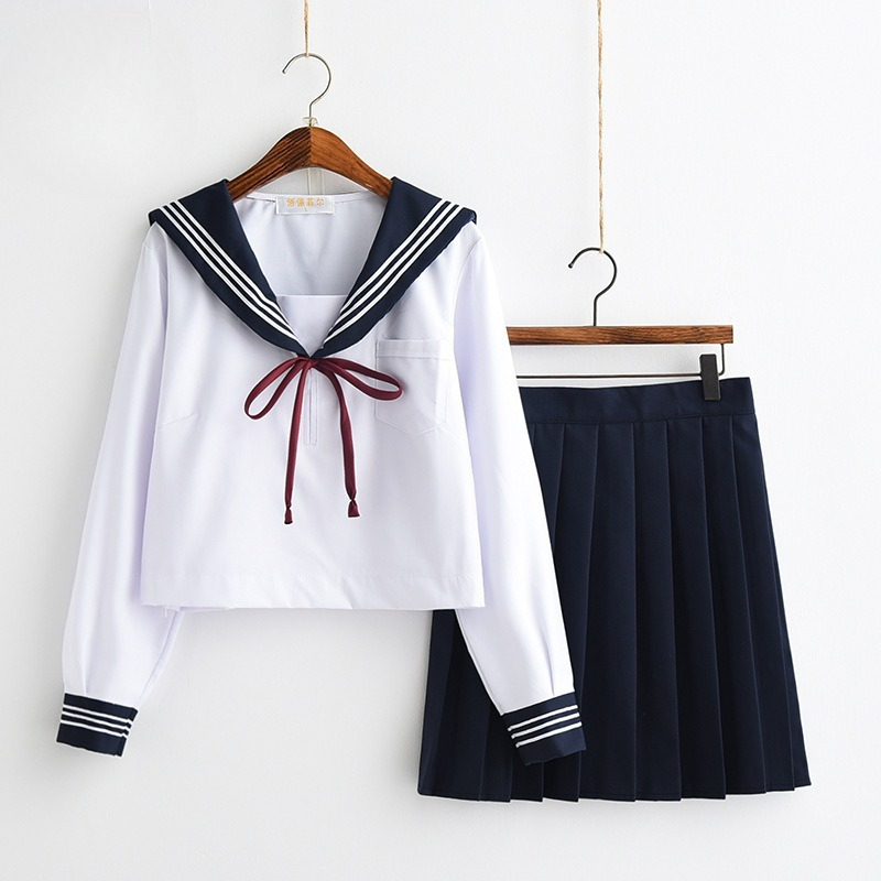 Japanese Daily Lifestyle - Completo Uniforme Scolastica Giapponese Stile Marinara